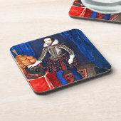 Mittelalterliches Portrait Untersetzer (Linke Seite)