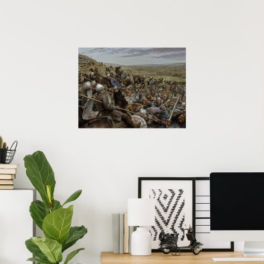 Mittelalterliches Poster (Heimbüro)