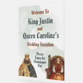 Mittelalterliches Renaissance-Königliches Hochzeit Acrylschild (Winkel)
