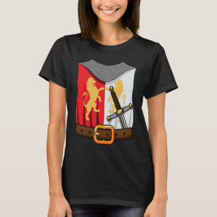 Mittelalterliches Ritterkostüm Halloween-Kostüm T-Shirt