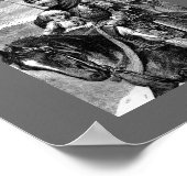 Mittelalterliches Ritterposter Poster (Ecke)