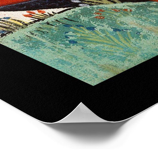 Mittelalterliches Ritterposter Poster (Ecke)