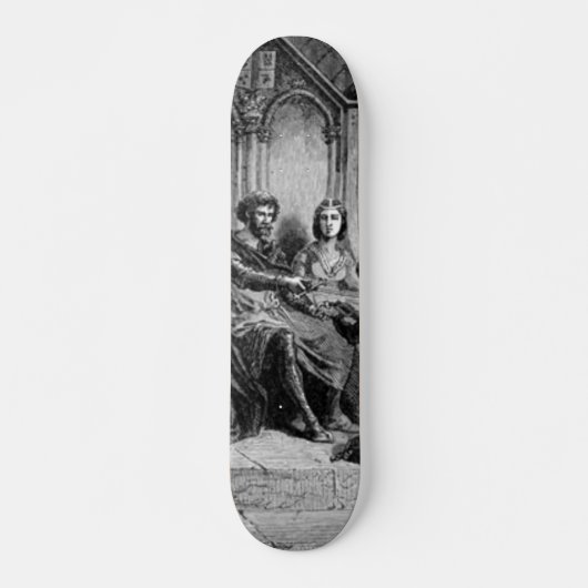 Mittelalterliches Ritterskateboard Skateboard (Vorne)