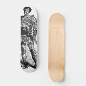 Mittelalterliches Ritterskateboard Skateboard (Vorderseite)