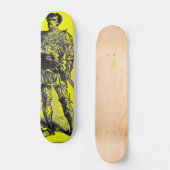 Mittelalterliches Ritterskateboard Skateboard (Vorderseite)