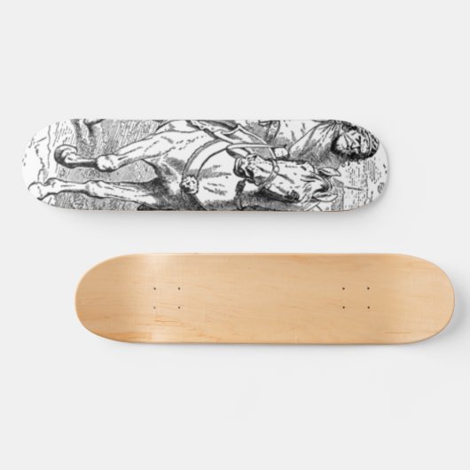 Mittelalterliches Ritterskateboard Skateboard (Horizontal)
