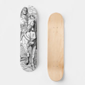 Mittelalterliches Ritterskateboard Skateboard (Vorderseite)