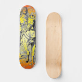 Mittelalterliches Ritterskateboard Skateboard (Vorderseite)