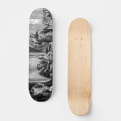 Mittelalterliches Ritterskateboard Skateboard (Vorderseite)