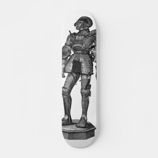 Mittelalterliches Ritterskateboard Skateboard (Vorne)