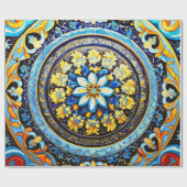 Mittelalterliches römisch-italienisches spanisches geschenkpapier (Flach)