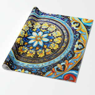 Mittelalterliches römisch-italienisches spanisches geschenkpapier