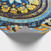 Mittelalterliches römisch-italienisches spanisches geschenkpapier (Ecke)