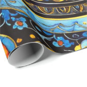 Mittelalterliches römisch-italienisches spanisches geschenkpapier (Rolleneckpunkt)