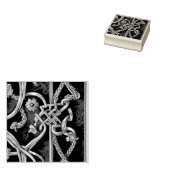 Mittelalterliches Rot und Gold Gummistempel (Stempel)