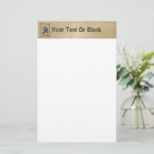 Mittelalterliches Russisches Bogatyr Briefpapier (Stehend Vorderseite)