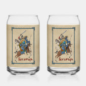 Mittelalterliches Russisches Bogatyr Dosenglas (Vorderseite)