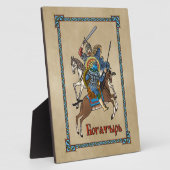 Mittelalterliches Russisches Bogatyr Fotoplatte (Seite)