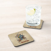 Mittelalterliches Russisches Bogatyr Getränkeuntersetzer (Rechte Seite)