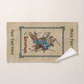 Mittelalterliches Russisches Bogatyr Handtuch (Handtuch)