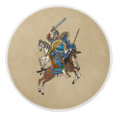 Mittelalterliches Russisches Bogatyr Keramikknauf (Vorderseite)