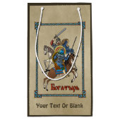 Mittelalterliches Russisches Bogatyr Kleine Geschenktüte (Rückseite)