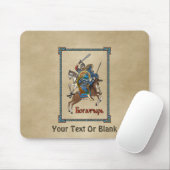 Mittelalterliches Russisches Bogatyr Mousepad (Mit Mouse)