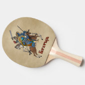 Mittelalterliches Russisches Bogatyr Tischtennis Schläger (Seitenansicht)