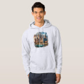 Mittelalterliches Schloss am Lago Maggiore Hoodie (Vorne ganz)