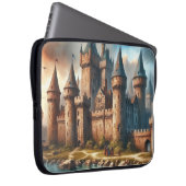 Mittelalterliches Schloss am Lago Maggiore Laptopschutzhülle (Vorne Rechts)