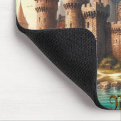 Mittelalterliches Schloss am Lago Maggiore Mousepad (Ecke)