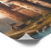 Mittelalterliches Schloss am Lago Maggiore Poster (Ecke)