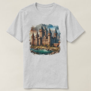 Mittelalterliches Schloss am Lago Maggiore T-Shirt