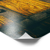 Mittelalterliches Schlosstor nah-up. Fotodruck (Ecke)