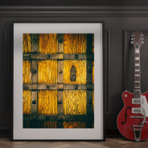 Mittelalterliches Schlosstor nah-up.