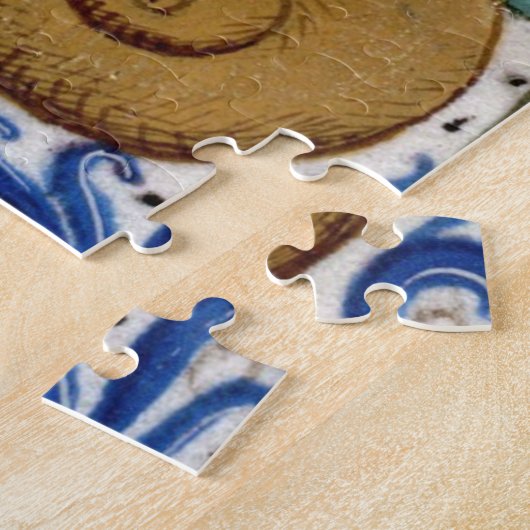 Mittelalterliches Schneckekatze Puzzlespiel Puzzle (Seite)