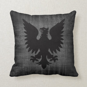 mittelalterliches schwarzes Samtkissen Kissen