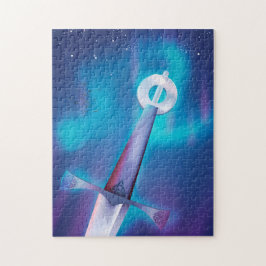 Mittelalterliches Schwert Puzzle