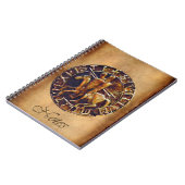 Mittelalterliches Siegel der Tempelritter Notizblock (Linke Seite)