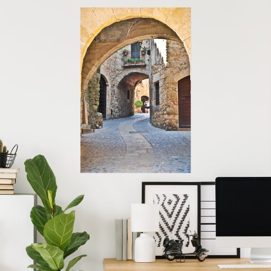 Mittelalterliches Spanien Poster (Heimbüro)