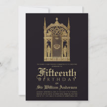 Mittelalterliches Thema Geburtstag Gothday Knight 