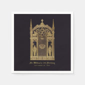 Mittelalterliches Thema Geburtstag Gothday Knight Serviette (Vorderseite)