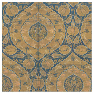 Mittelalterliches Tulip Palmette Muster Stoff