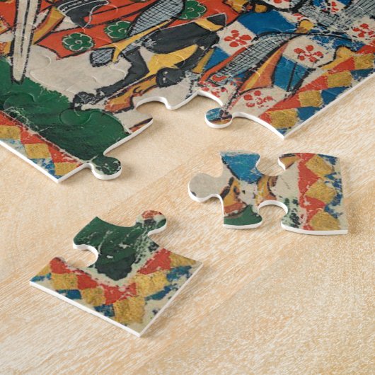 Mittelalterliches Turnier, 14. Jahrhundert Puzzle (Seite)