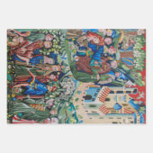 mittelalterliches Verpackungspapier Geschenkpapier Set (Vorderseite 3)