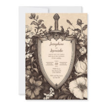 Mittelalterliches Vintage-Schwert und Schild