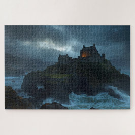 Mittelalterliches Walisisches Burg-Puzzle Puzzle