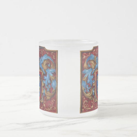 Mittelalterliches Wappen Mattglastasse (Mittel)