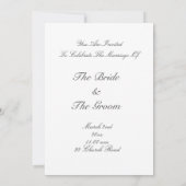 Mittelalterliches Wappen Wedding Einladungen (Rückseite)