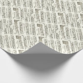 Mittelalterliches Weihnachtskartonpapier Geschenkpapier (Ecke)